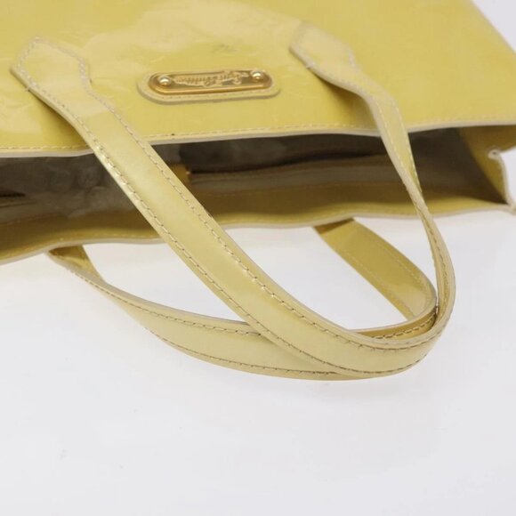 LOUIS VUITTON Monogram Vernis Wilshire PM Hand Bag Broncorail - Picture 7 of 15
